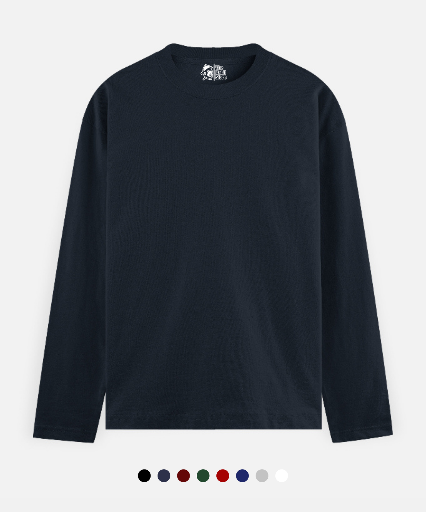 Classic Solid Unisex Full Sleeve Round Neck T-shirt – 8 Essential Colours