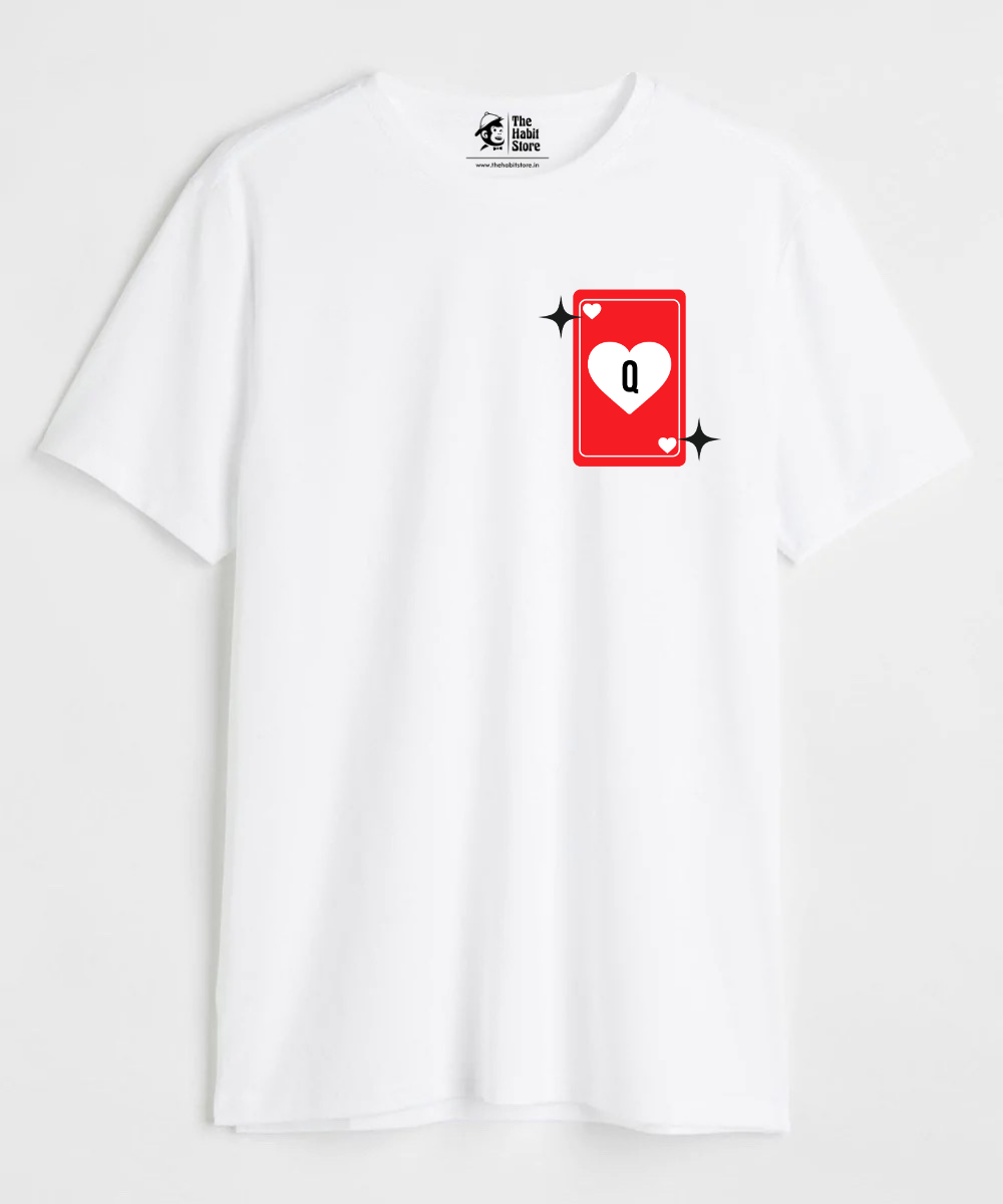Queen Couple Unisex Round Neck T-shirt