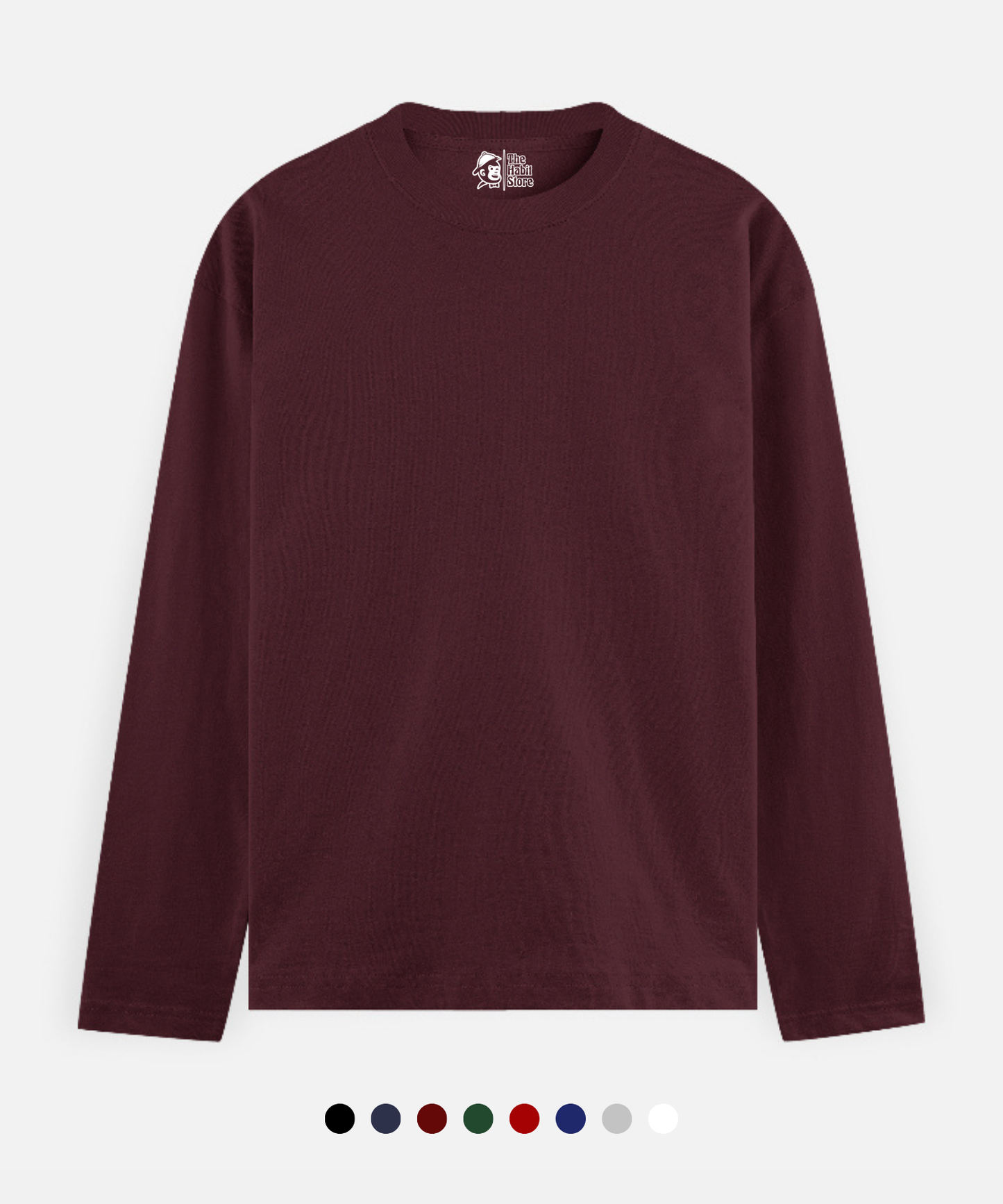 Classic Solid Unisex Full Sleeve Round Neck T-shirt – 8 Essential Colours