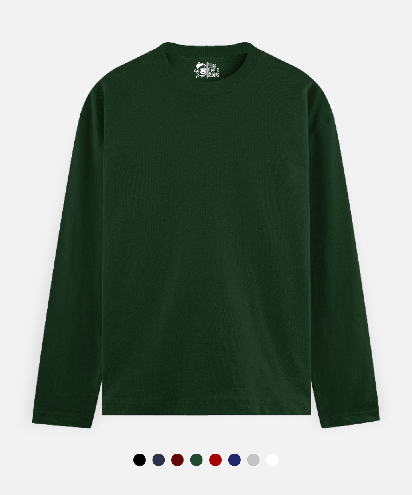 Classic Solid Unisex Full Sleeve Round Neck T-shirt – 8 Essential Colours