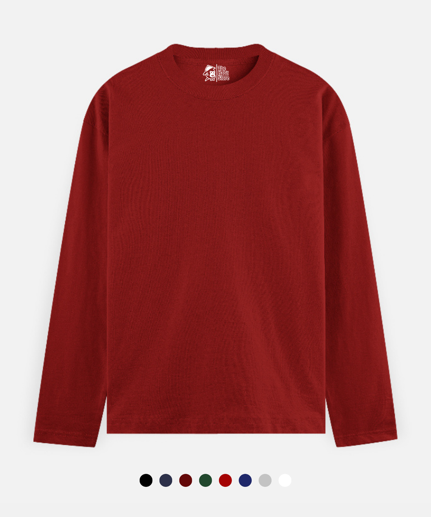 Classic Solid Unisex Full Sleeve Round Neck T-shirt – 8 Essential Colours