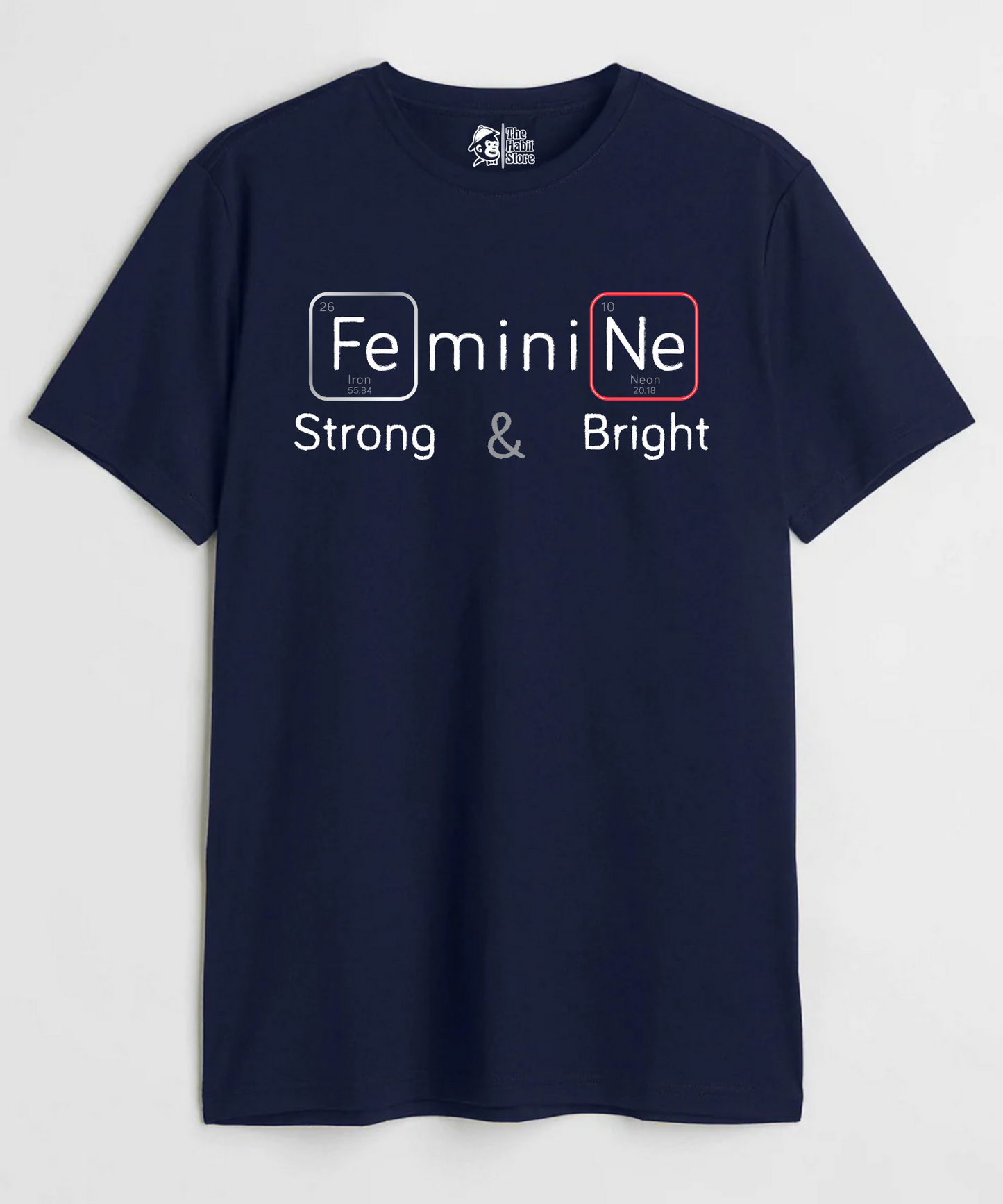 Strong & Bright ๐ช & ๐ Unisex Round Neck Half Sleeve T-shirt