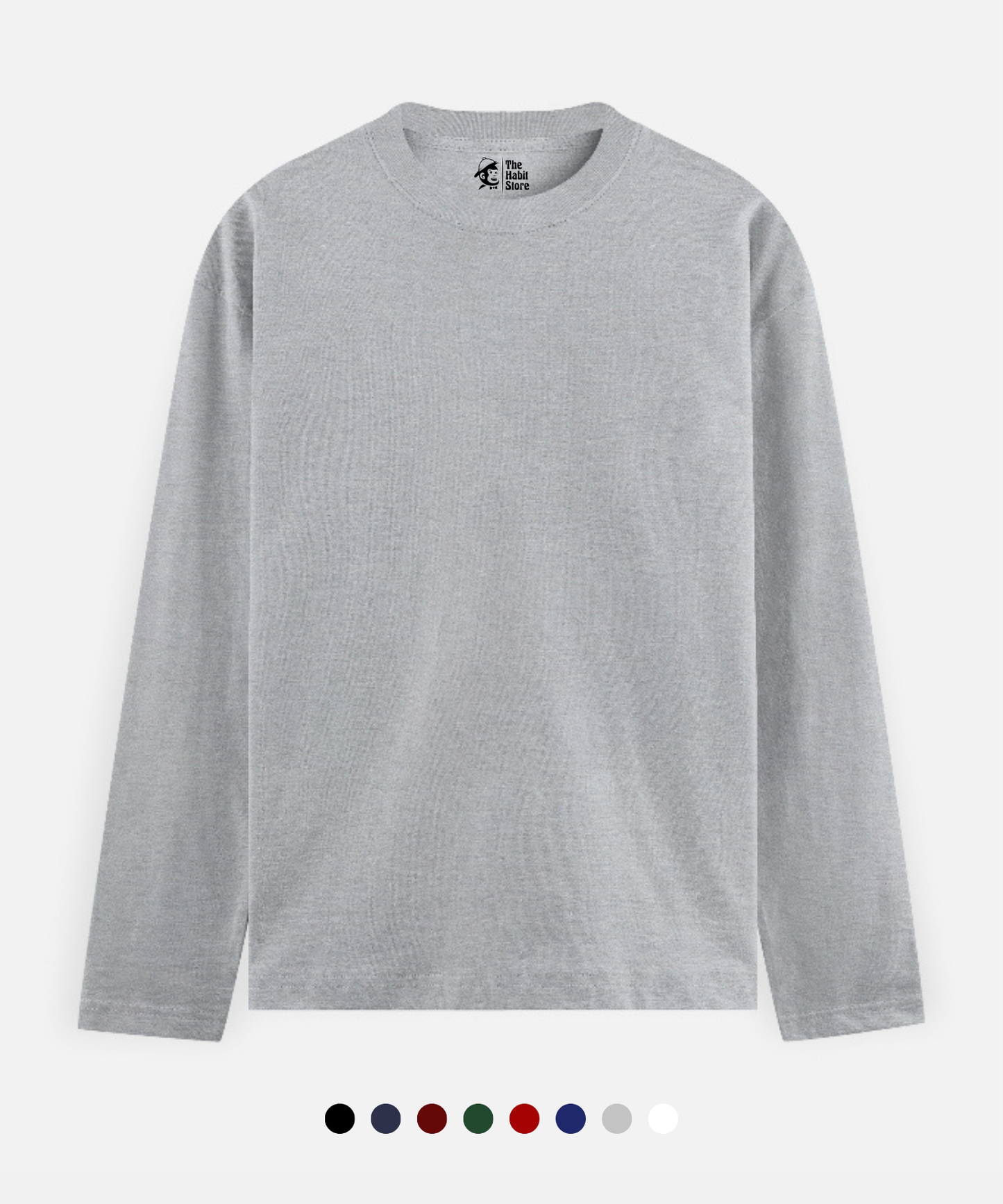 Classic Solid Unisex Full Sleeve Round Neck T-shirt – 8 Essential Colours