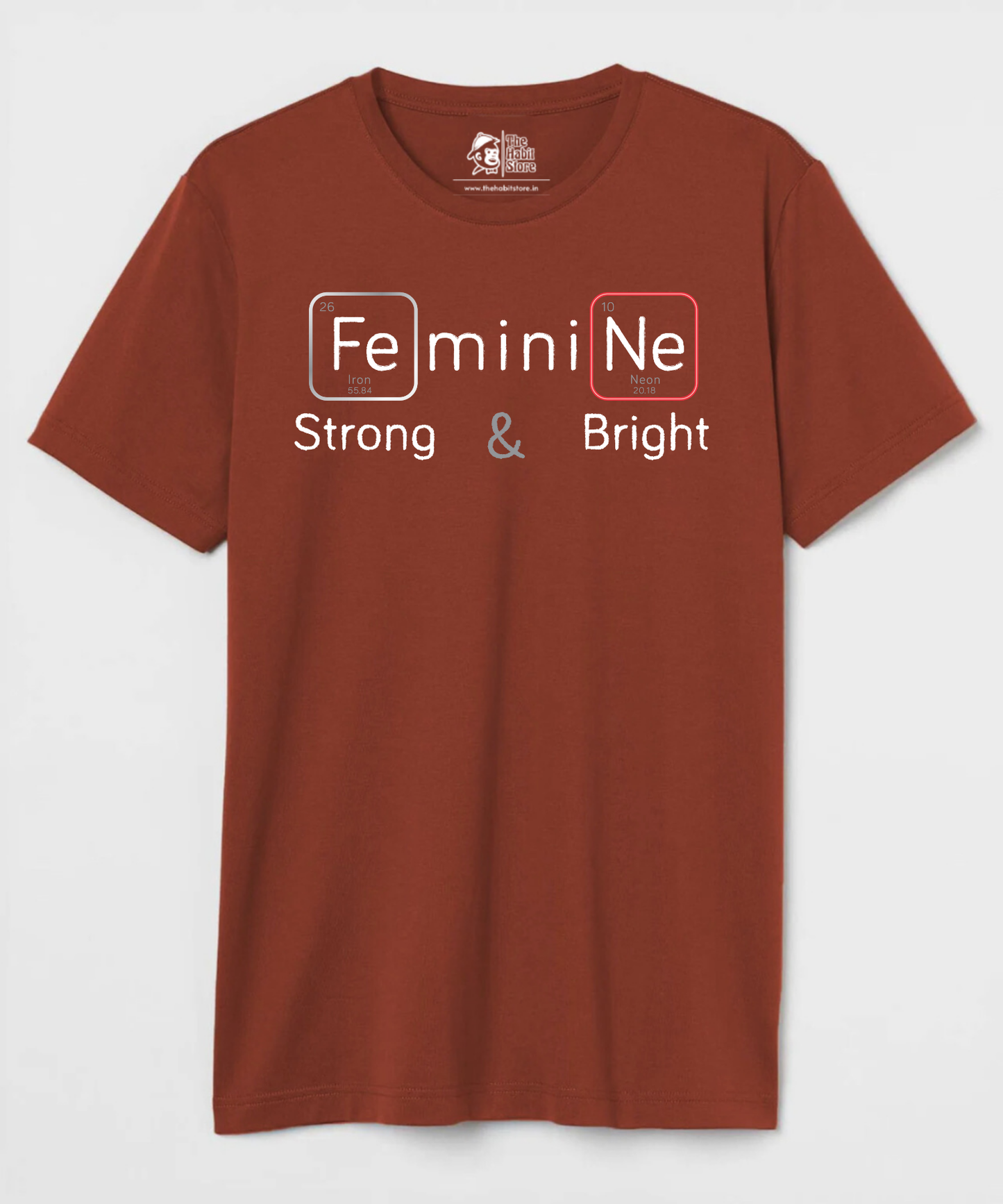Strong & Bright ๐ช & ๐ Unisex Round Neck Half Sleeve T-shirt
