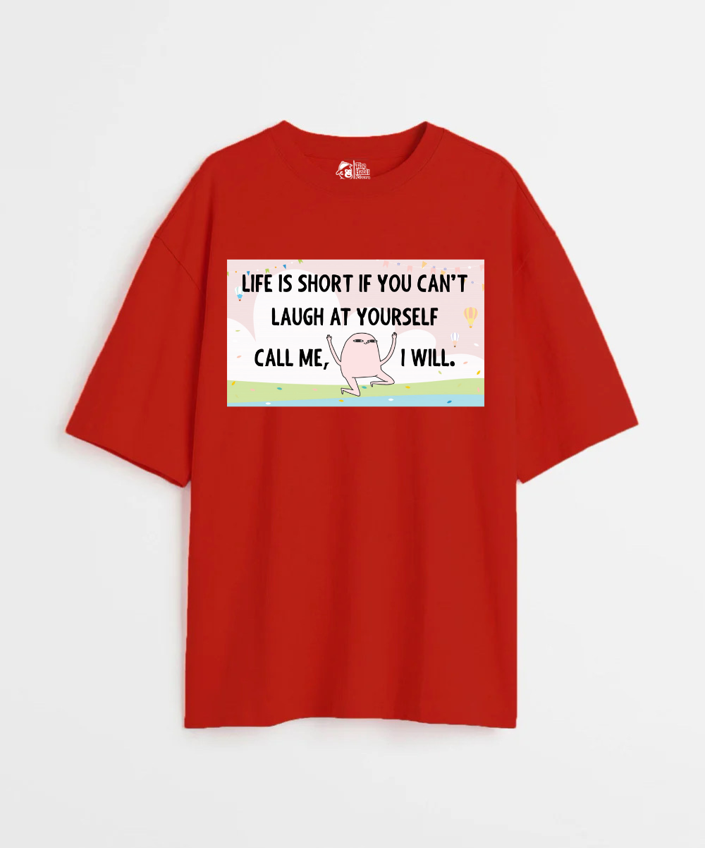 Life is Short Unisex 240 GSM Oversized T-shirt