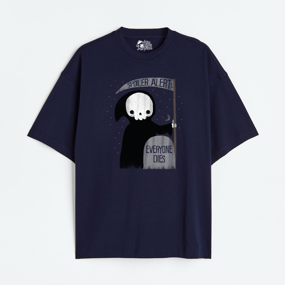 Spolier Alert Lightweight 180 GSM Unisex Oversized T-shirts