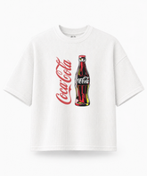 Coca Cola — Waffle Knit Boxy Oversized T-shirt