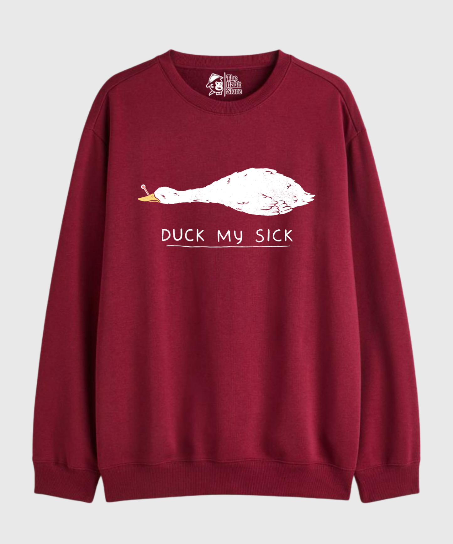 Duck My Sick - Cozy Delight: Winter Bliss Unisex Oversized Sweatshirt (400 GSM