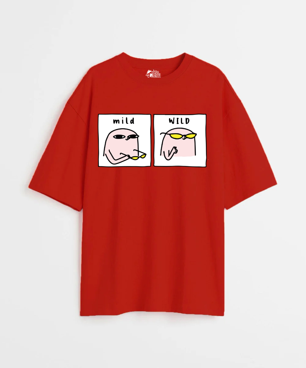 Mild & Wild 240 GSM Unisex Oversized T-shirt