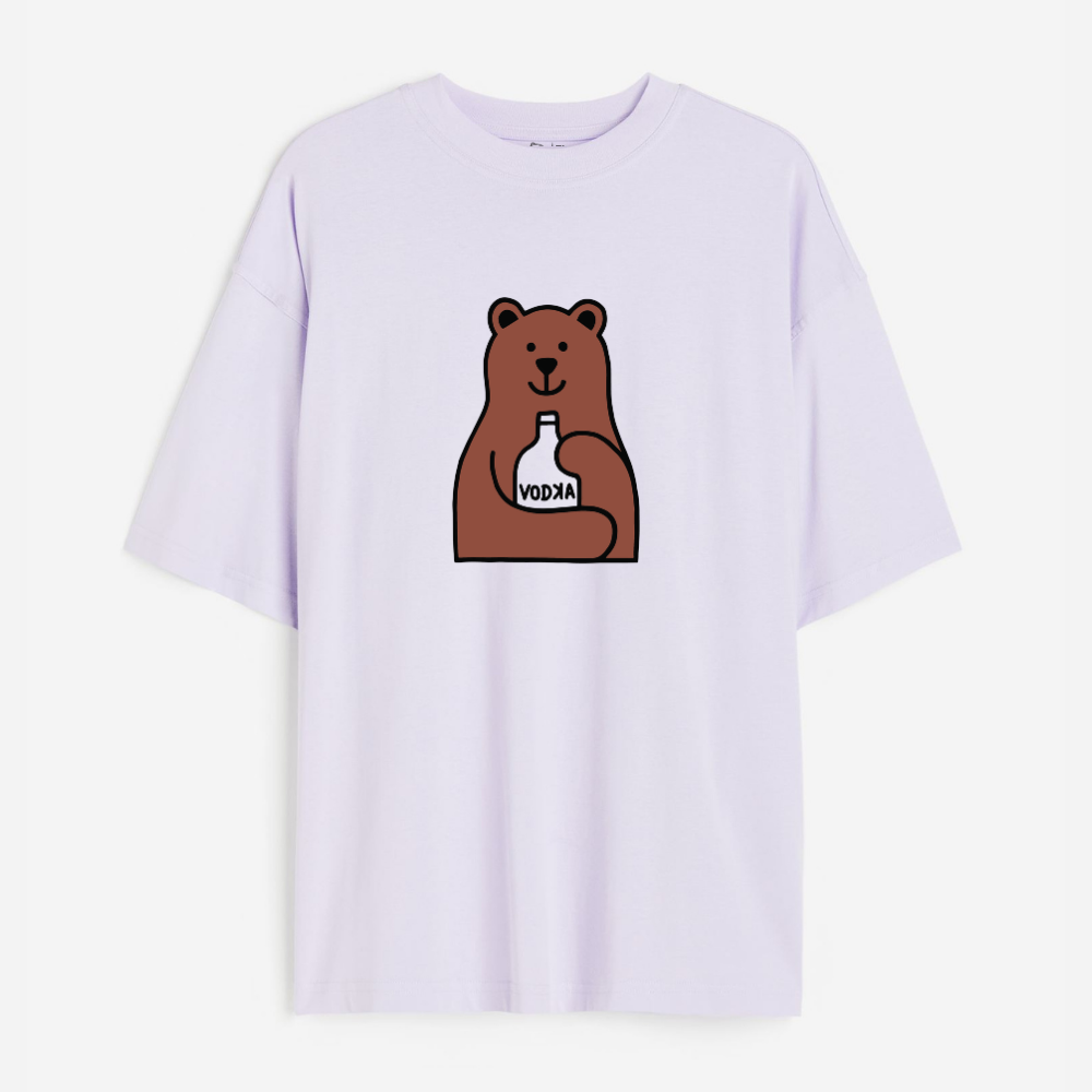 Vodka Lightweight 180 GSM Unisex Oversized T-shirts