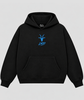Messi – Black Boxy Hoodie – 100% Cotton Fleece