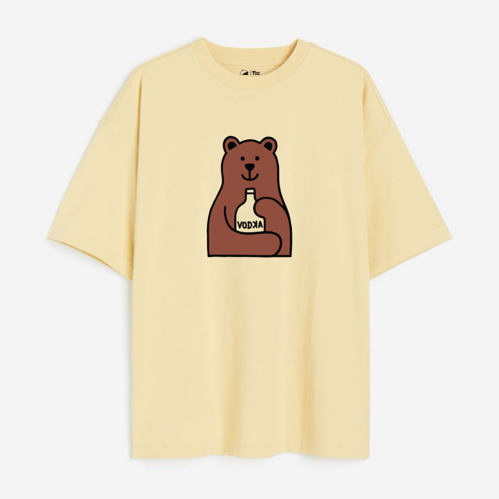 Vodka Lightweight 180 GSM Unisex Oversized T-shirts
