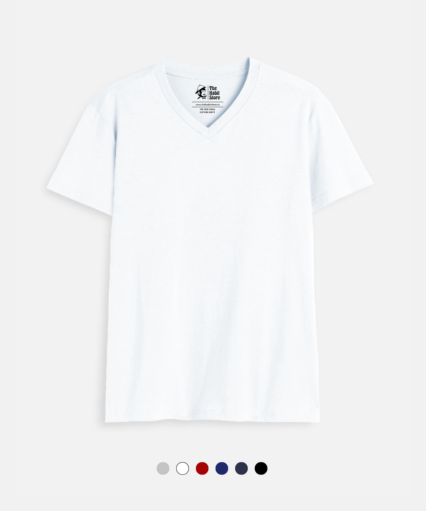 Classic Solid Unisex V-Neck T-shirt – 6 Stylish Colours