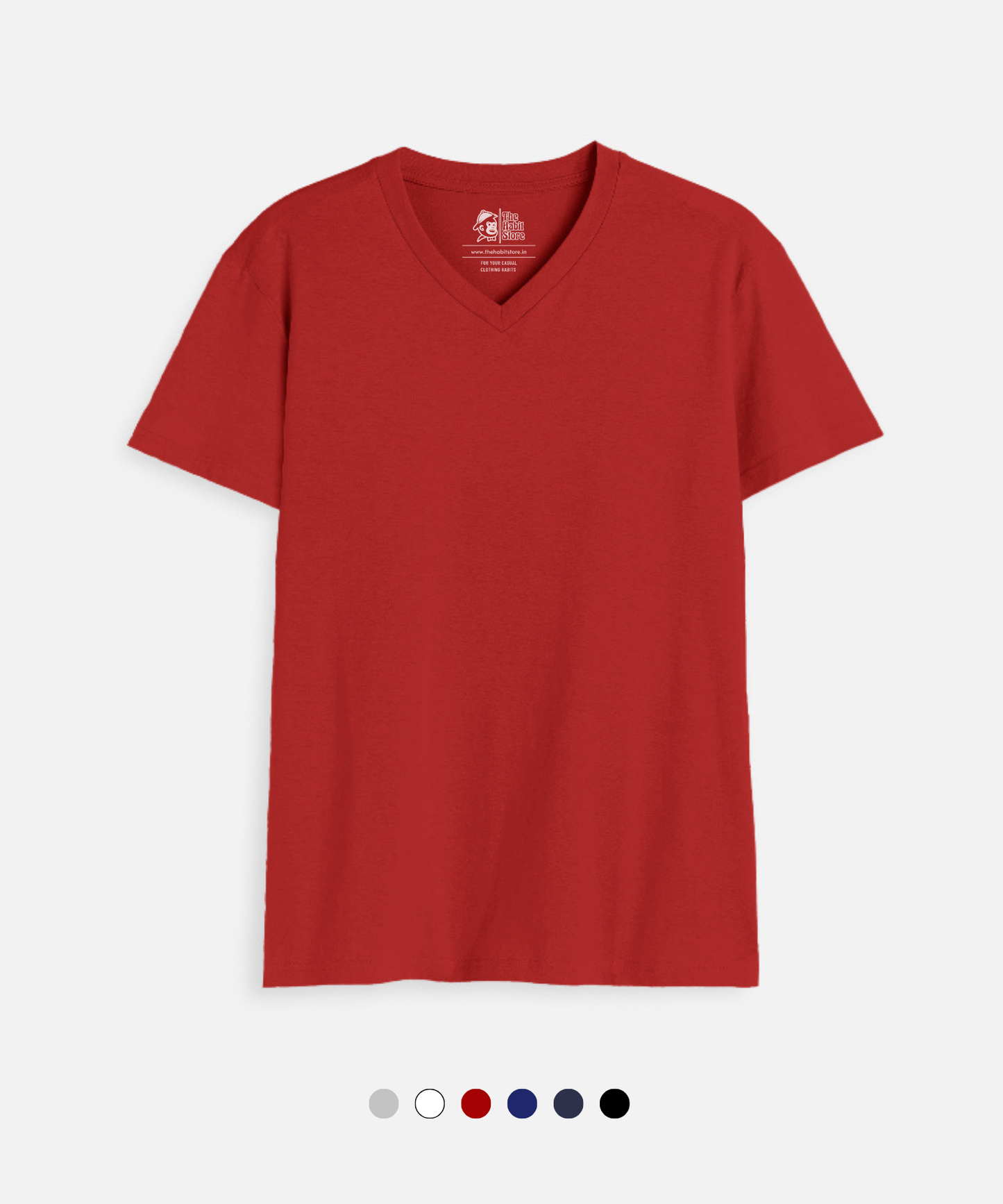Classic Solid Unisex V-Neck T-shirt – 6 Stylish Colours