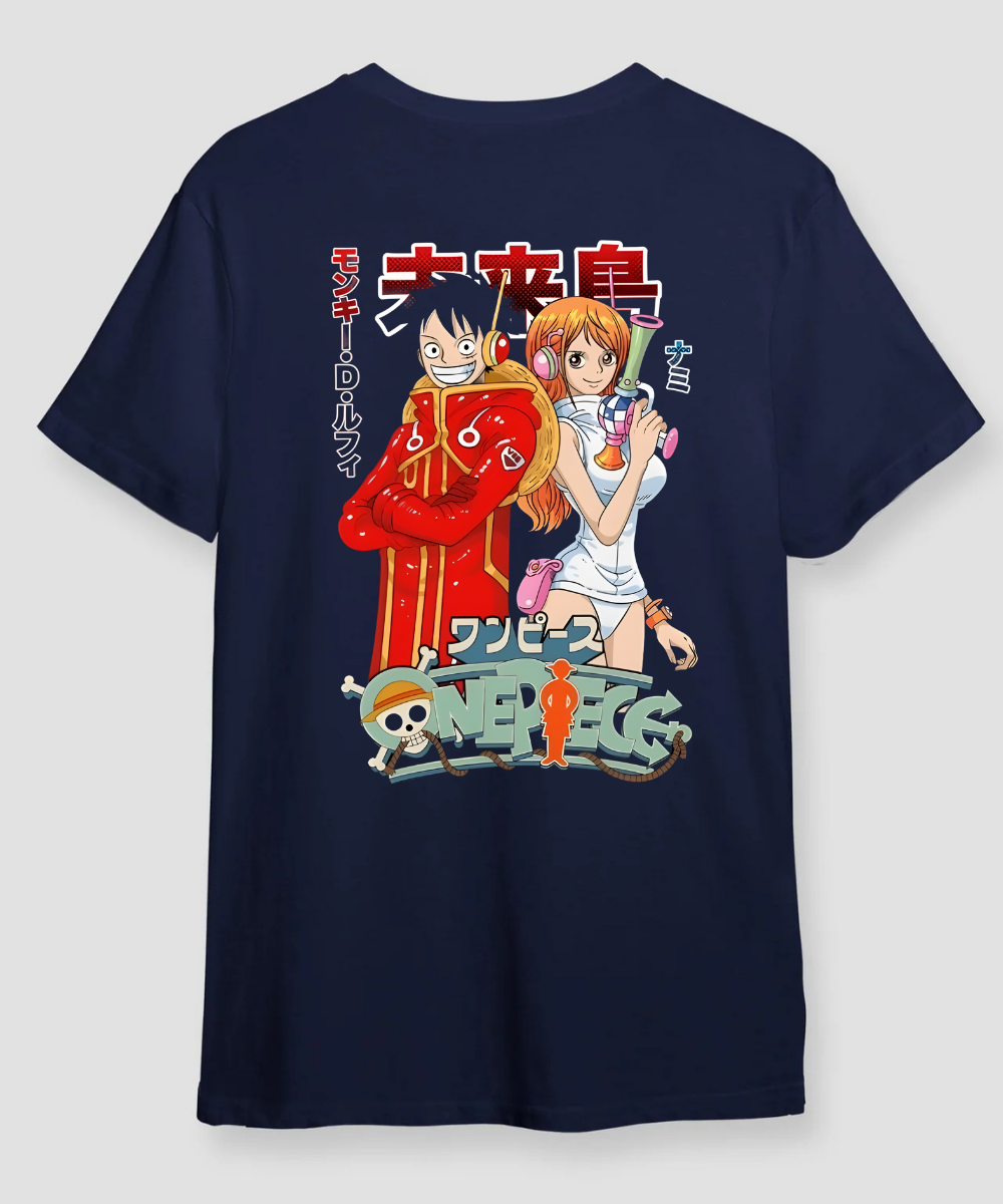 Luffy & Nami – One Piece – Unisex Regular Fit T-shirt
