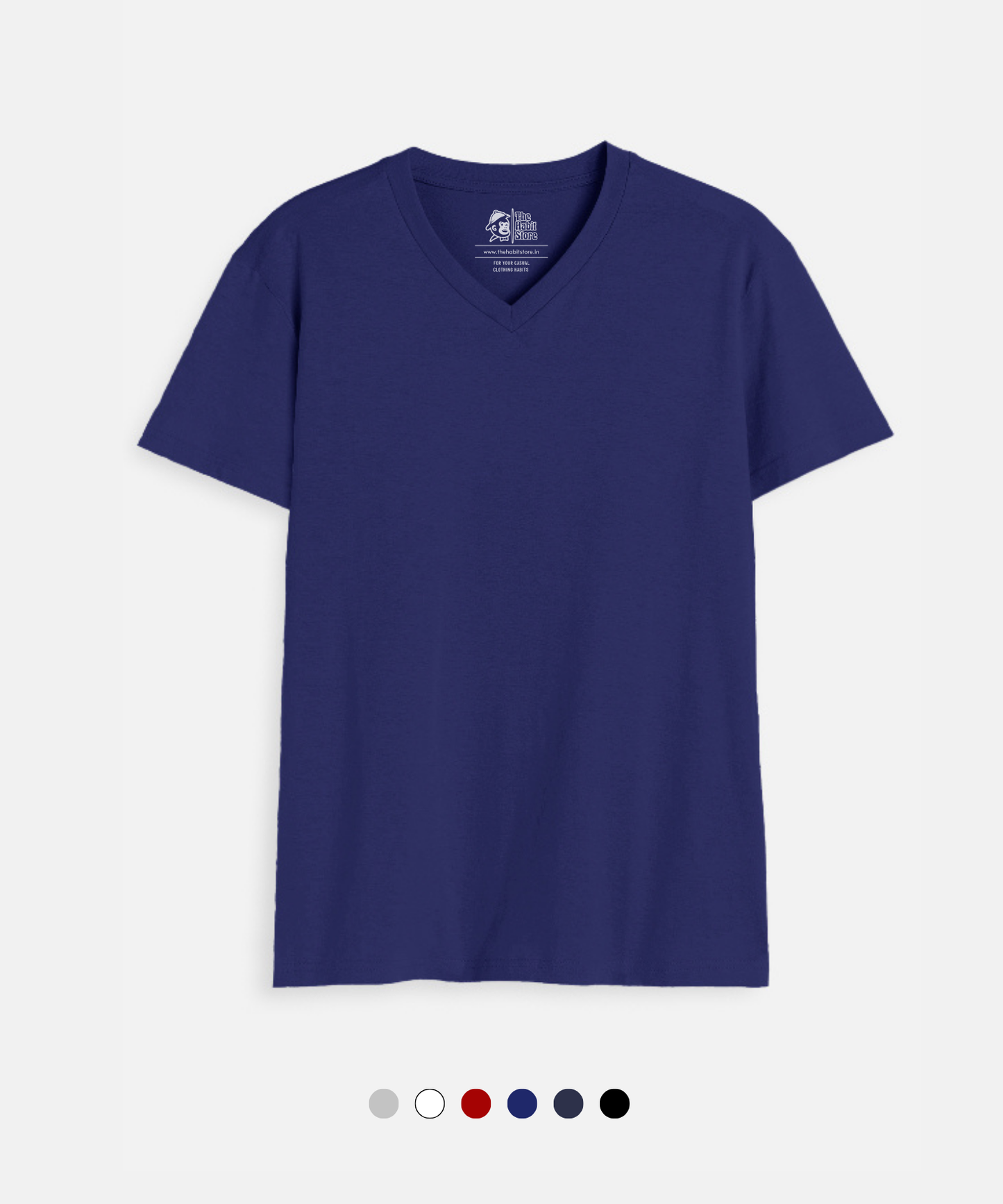 Classic Solid Unisex V-Neck T-shirt – 6 Stylish Colours