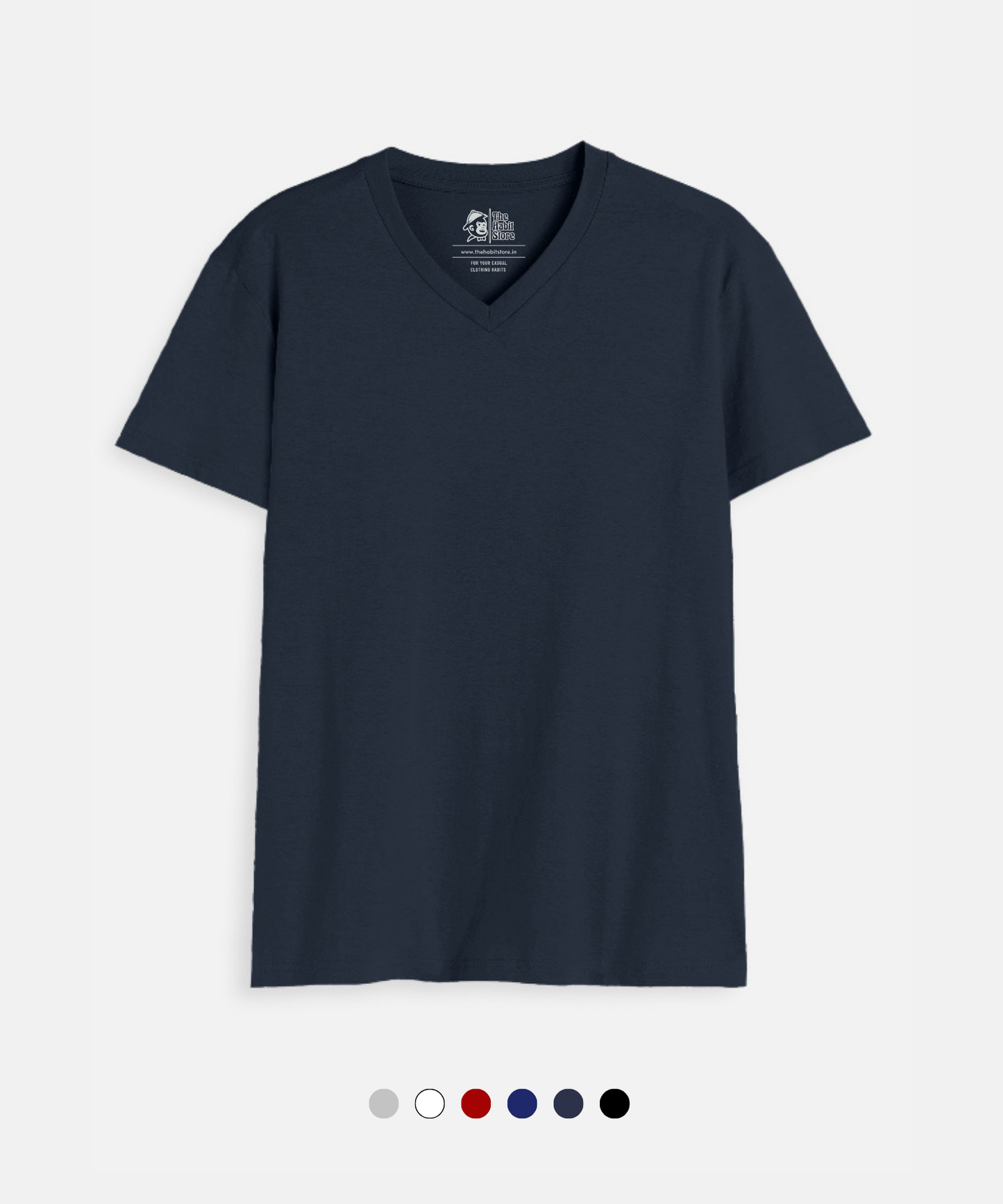 Classic Solid Unisex V-Neck T-shirt – 6 Stylish Colours