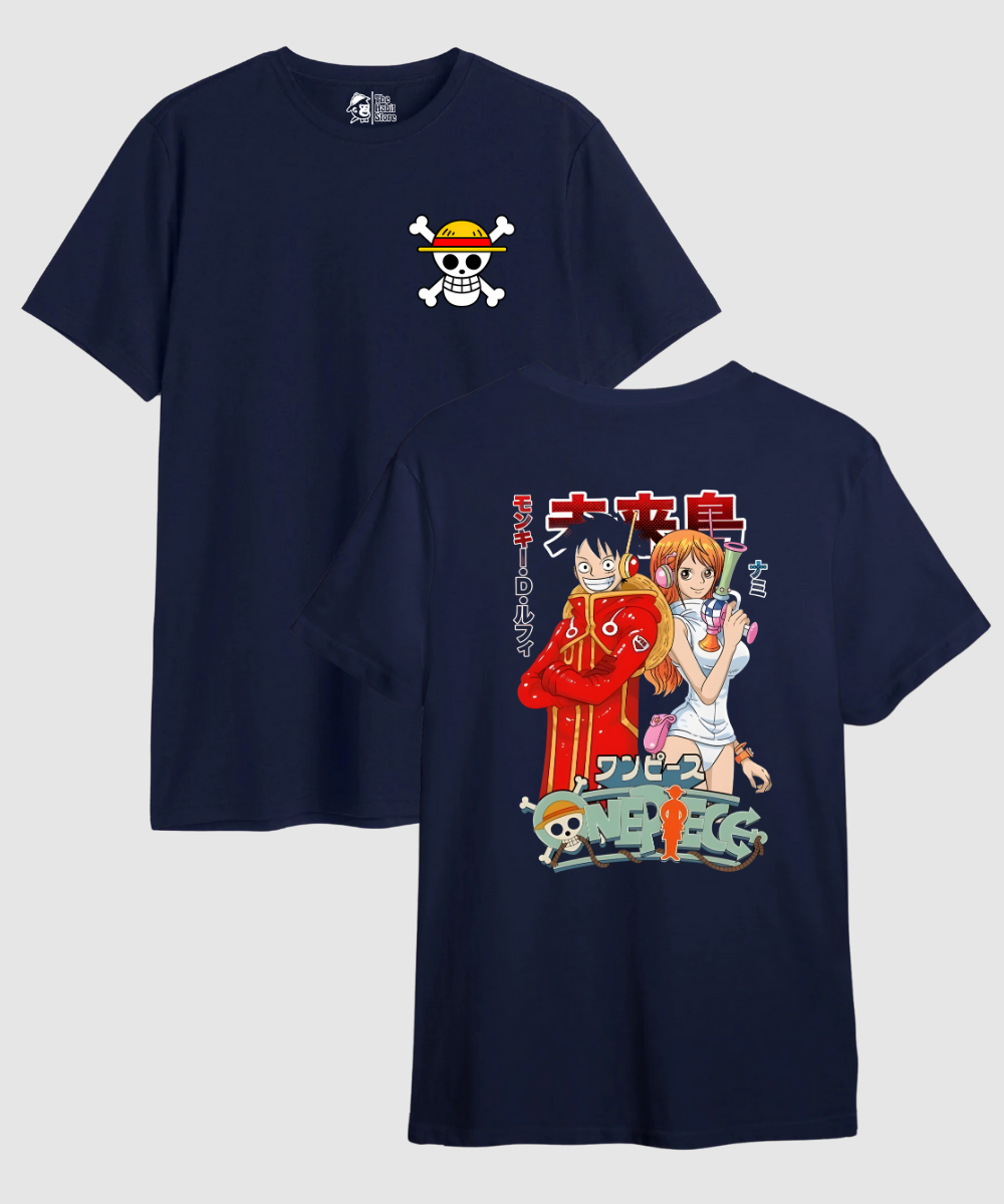 Luffy & Nami – One Piece – Unisex Regular Fit T-shirt