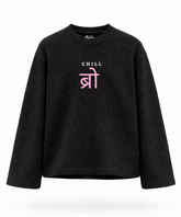 Chill Bro - Waffle Knit Oversized Full Sleeve