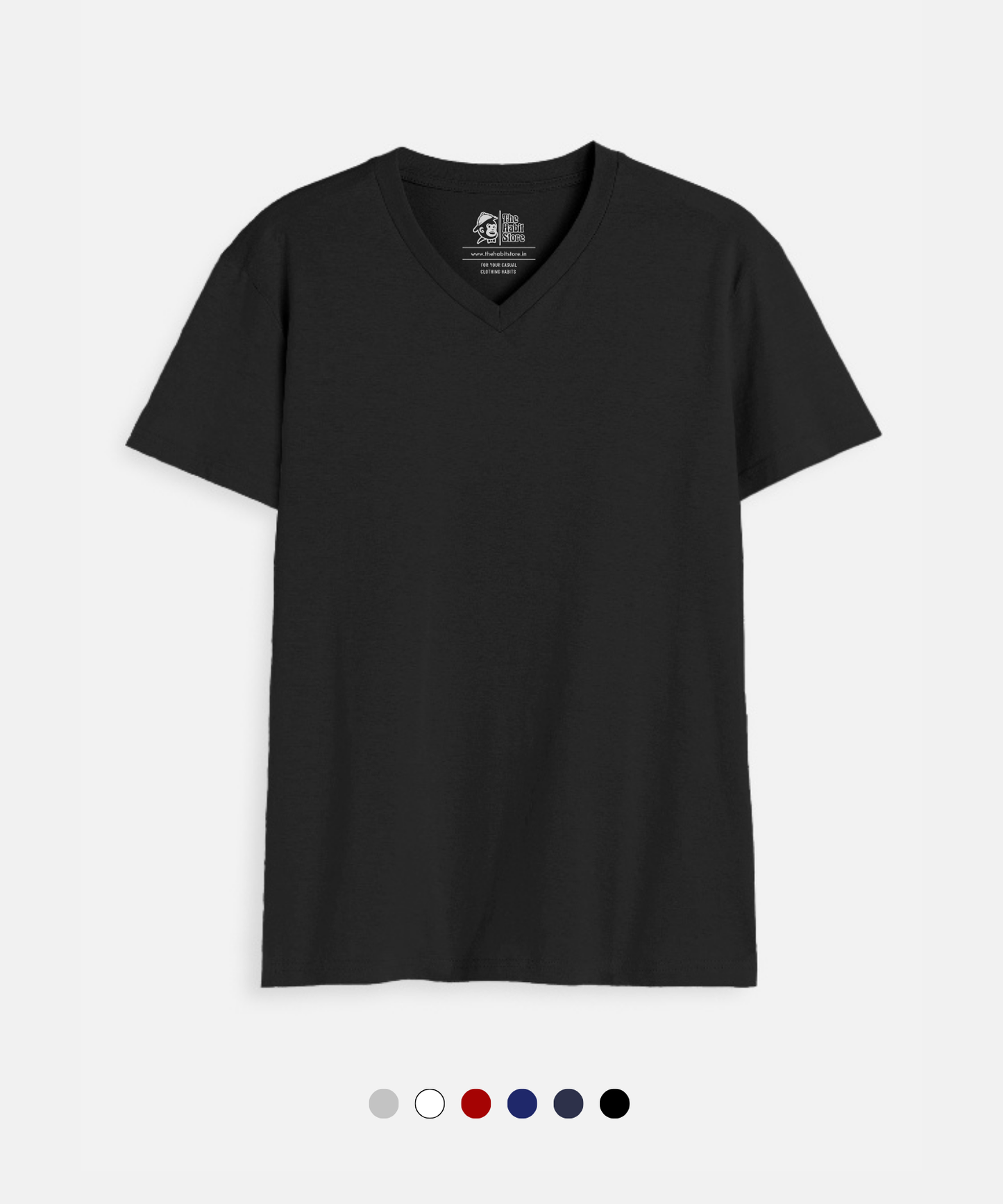 Classic Solid Unisex V-Neck T-shirt – 6 Stylish Colours
