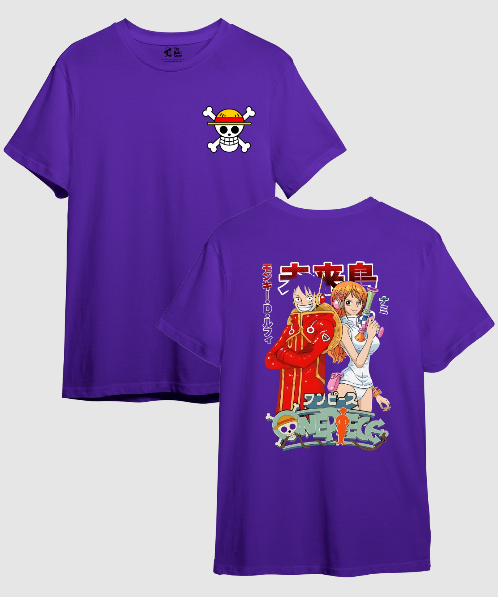 Luffy & Nami – One Piece – Unisex Regular Fit T-shirt