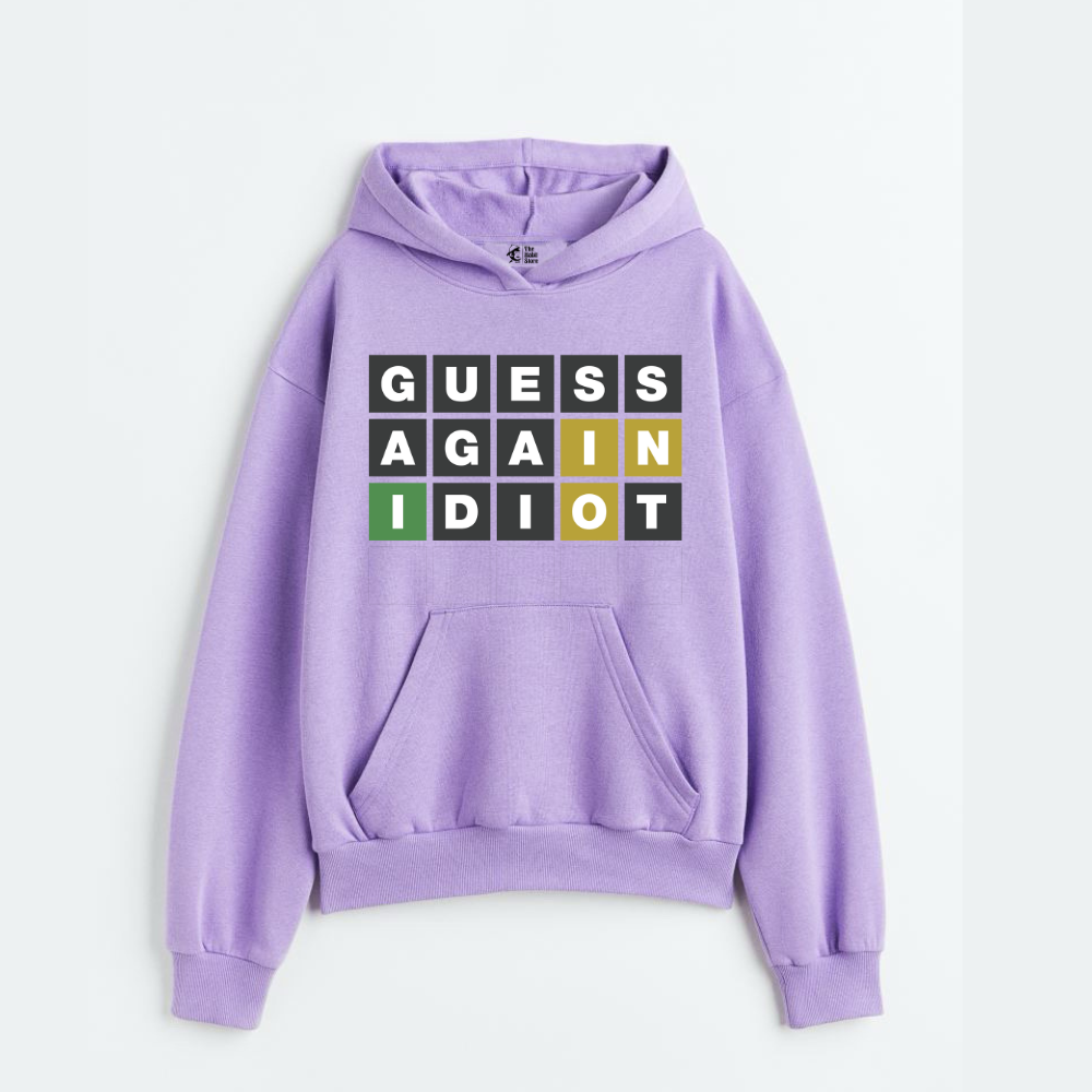 "Guess Again - Oversized Winter Dreams: Premium 400 GSM Hoodies"