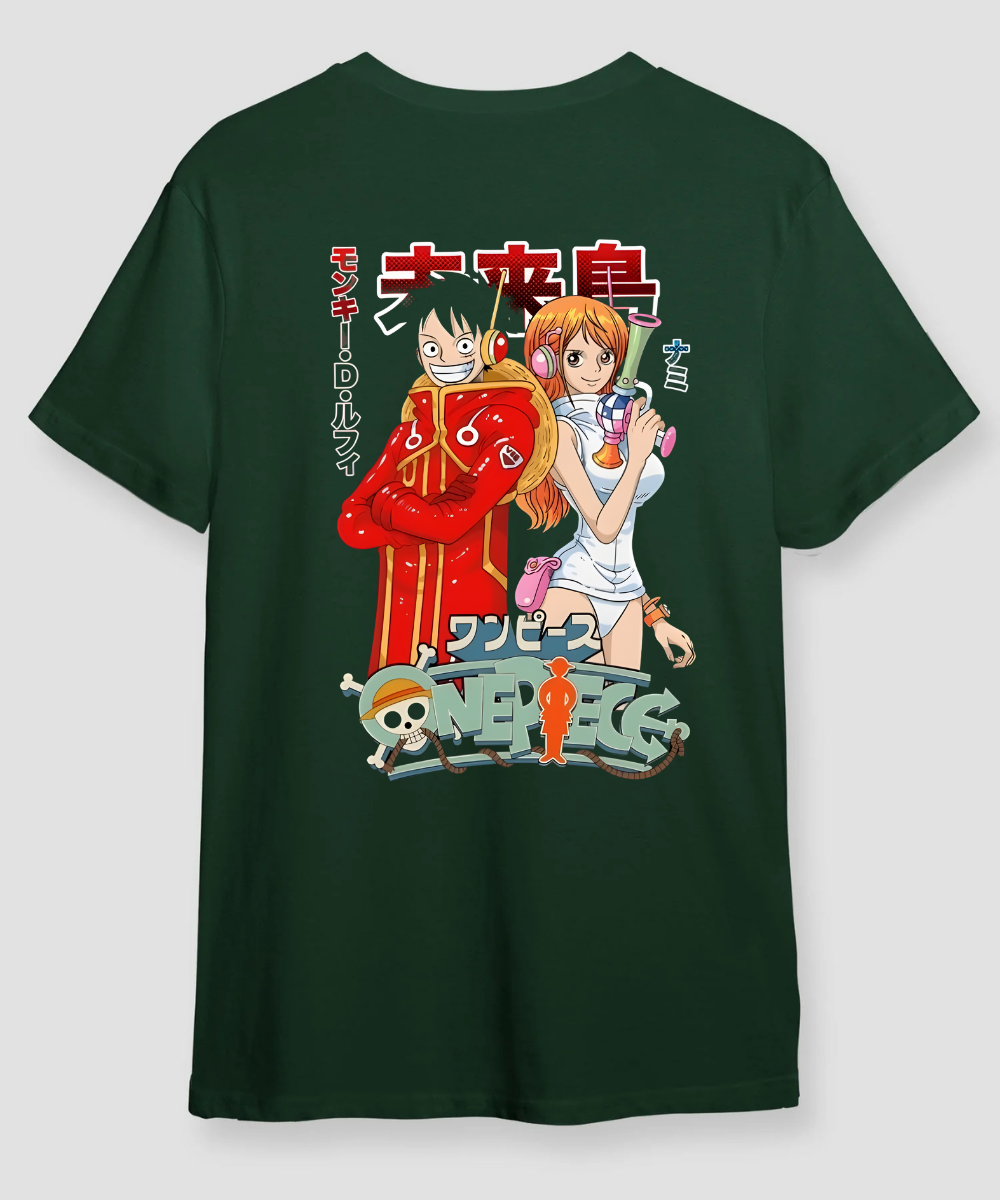 Luffy & Nami – One Piece – Unisex Regular Fit T-shirt