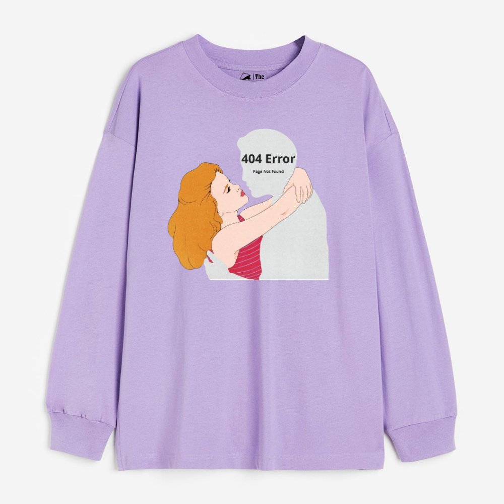 "Error 404 Not Found - Cozy Delight: Winter Bliss Unisex Oversized Sweatshirt (400 GSM)"