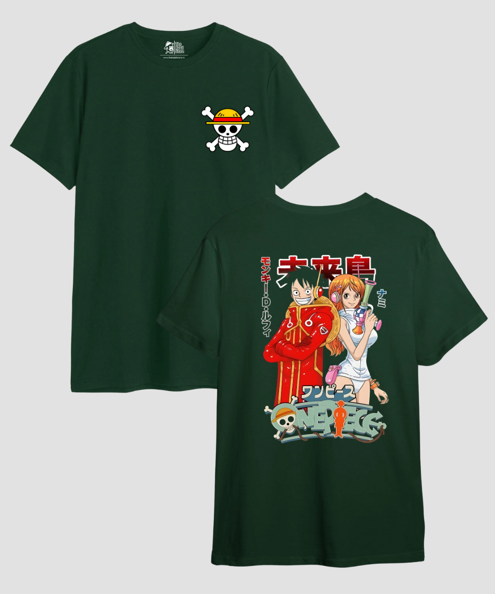 Luffy & Nami – One Piece – Unisex Regular Fit T-shirt