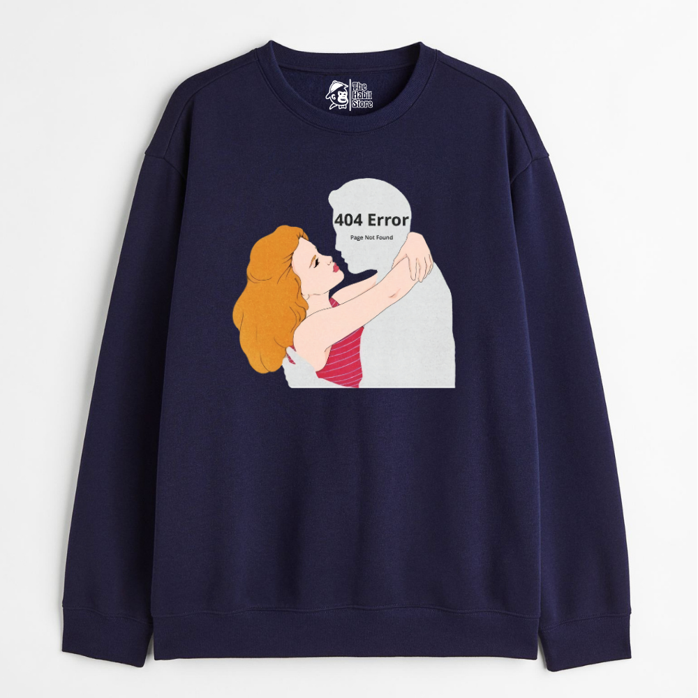 "Error 404 Not Found - Cozy Delight: Winter Bliss Unisex Oversized Sweatshirt (400 GSM)"