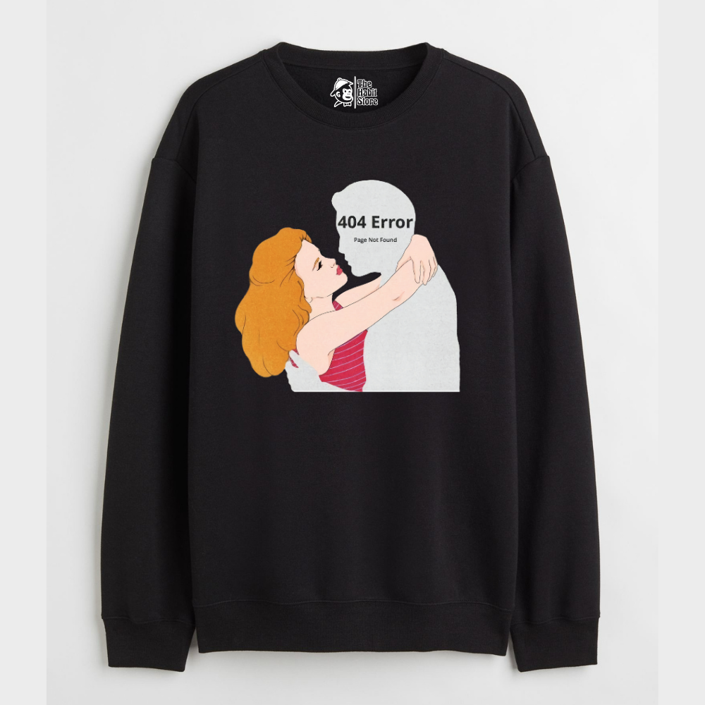 "Error 404 Not Found - Cozy Delight: Winter Bliss Unisex Oversized Sweatshirt (400 GSM)"