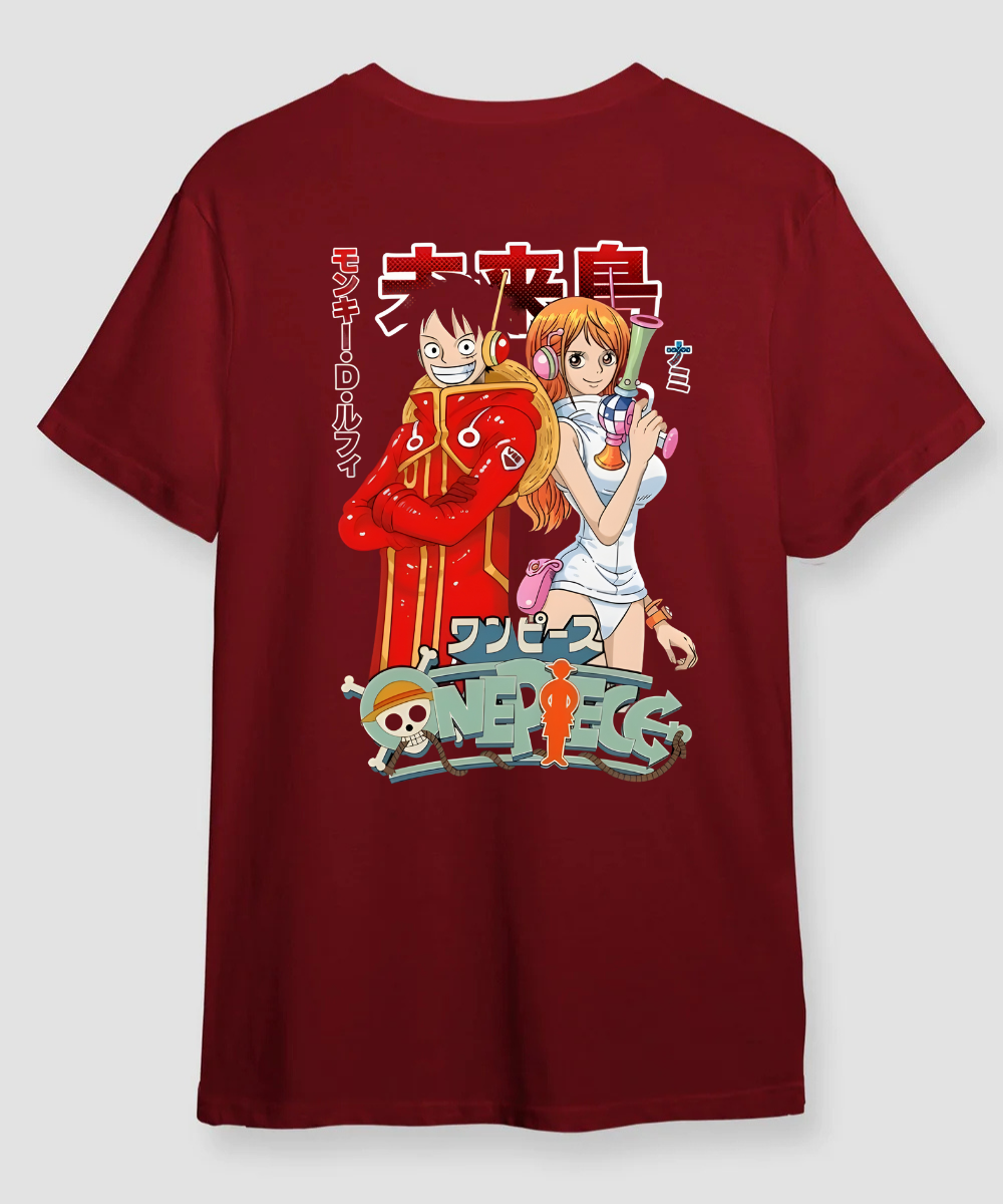 Luffy & Nami – One Piece – Unisex Regular Fit T-shirt