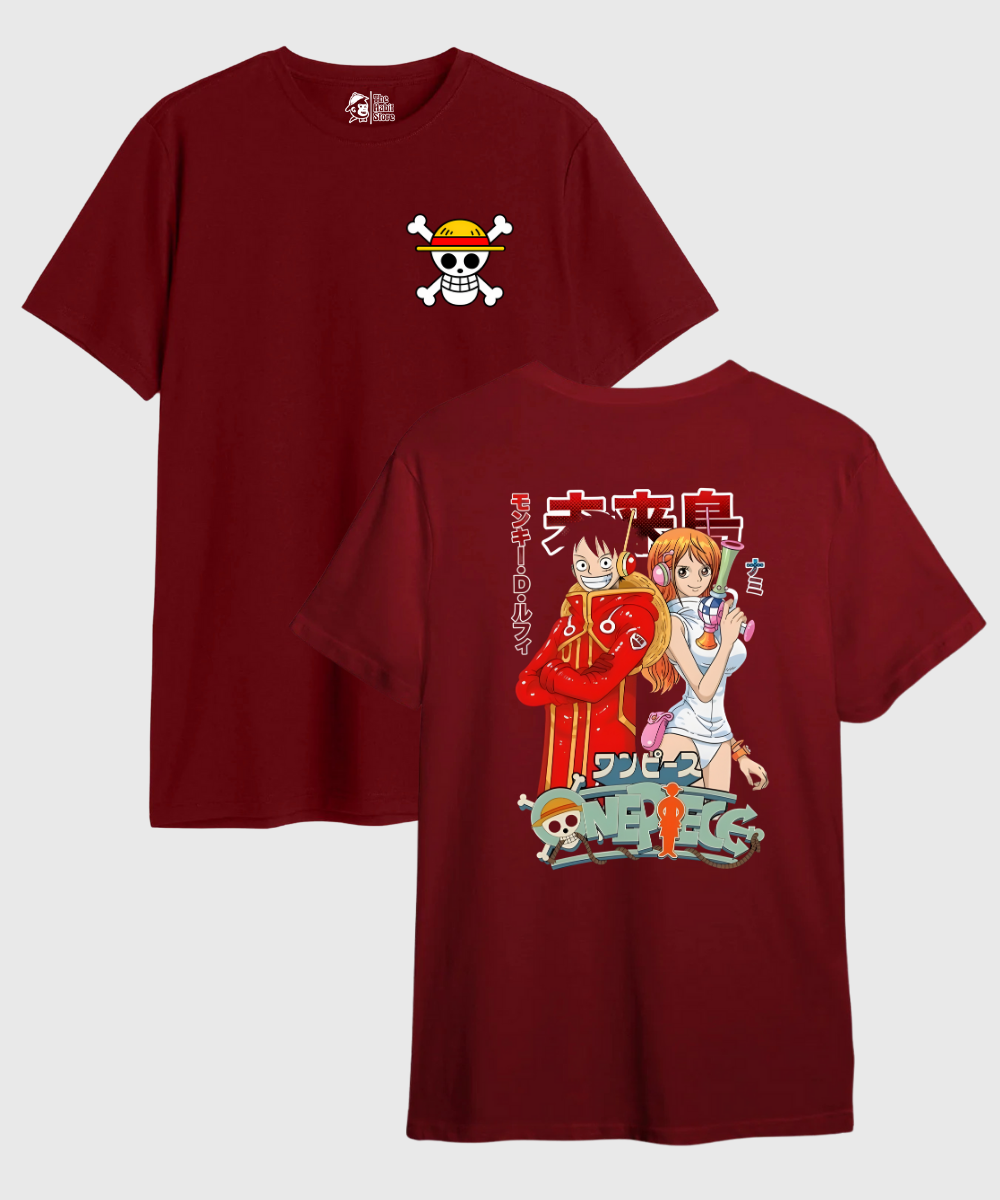 Luffy & Nami – One Piece – Unisex Regular Fit T-shirt