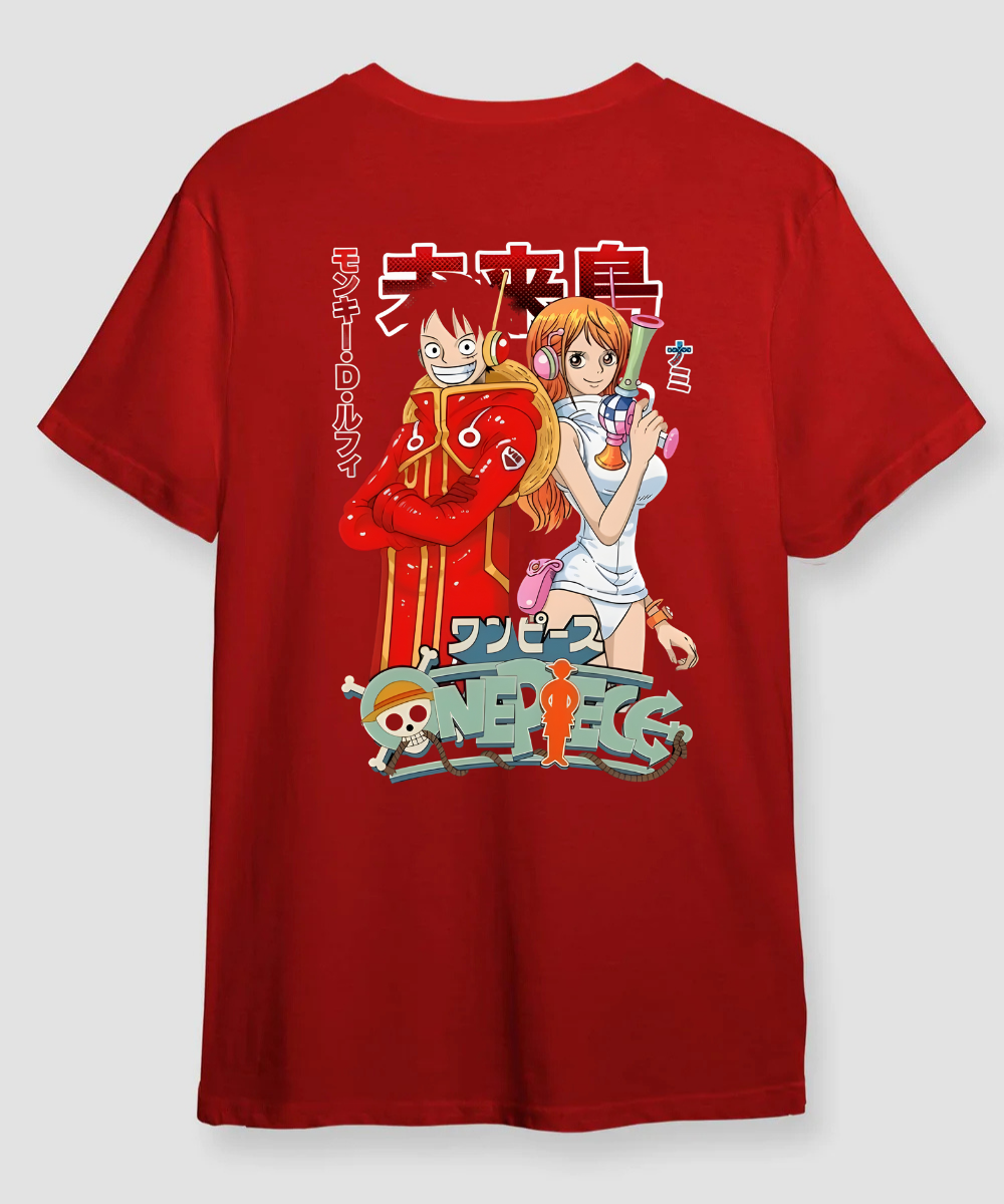 Luffy & Nami – One Piece – Unisex Regular Fit T-shirt