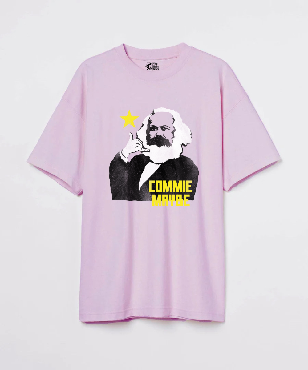But Here's My Number, So Commie Maybe 240 GSM Unisex Oversized T-shirt