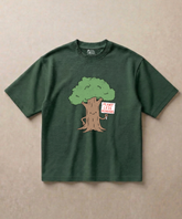 Plant less humans - Premium French Terry Oversized T-shirt
