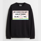 Life Is Short - Oversized Sweatshirt - Clear Out Sale
