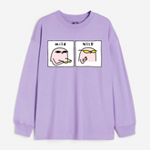 "Mild & Wild - Cozy Delight: Winter Bliss Unisex Oversized Sweatshirt (400 GSM)"