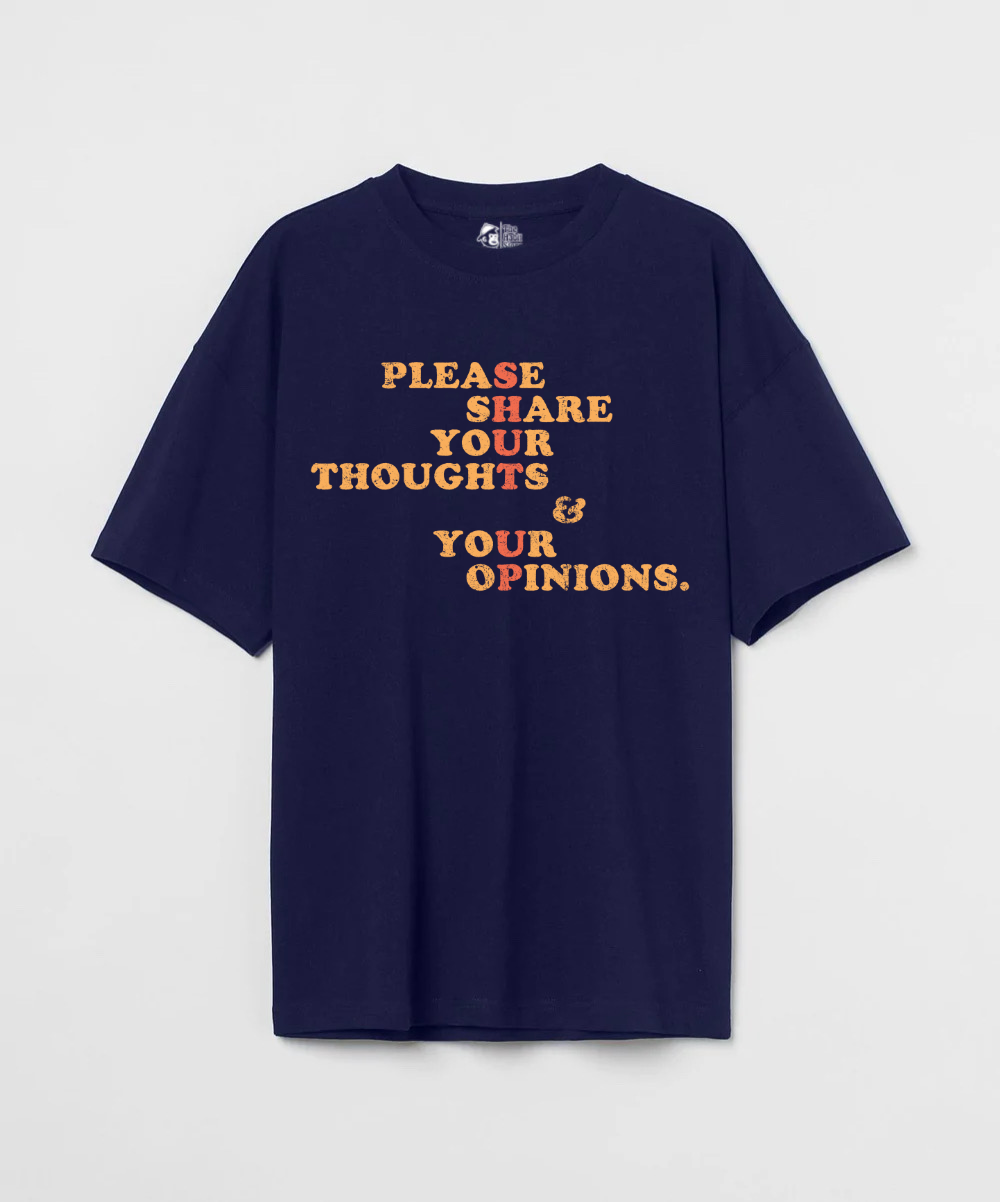 Shut Up 240 GSM Unisex Oversized T-shirt