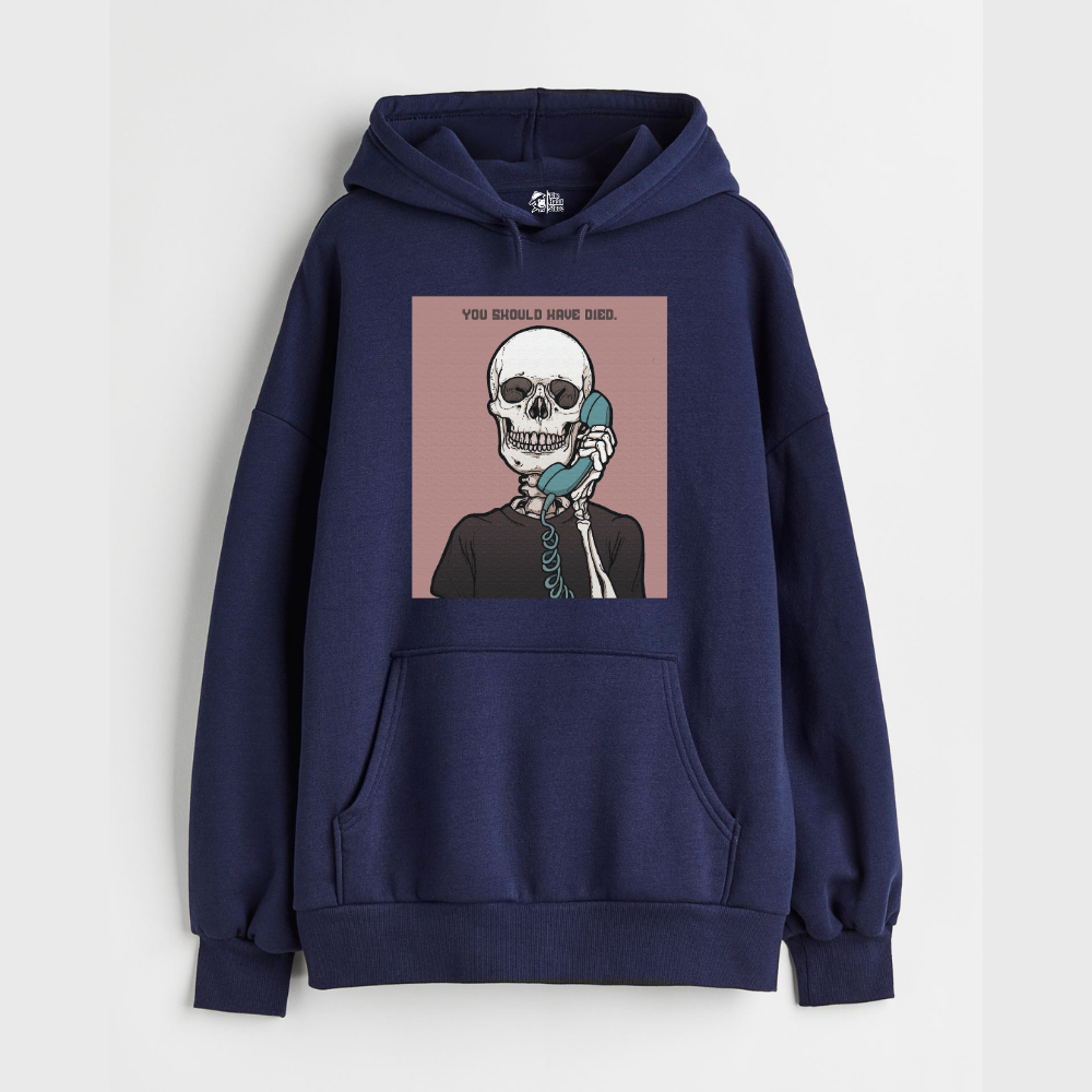 "You Should Have Died - Oversized Winter Dreams: Premium 400 GSM Hoodies"