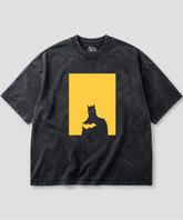 Batman Acid Wash Oversized T-shirt | 240 GSM