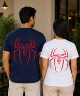Great Power, Great Responsibility Spider Man – Couple Regular Fit T-shirts (Set of 2)