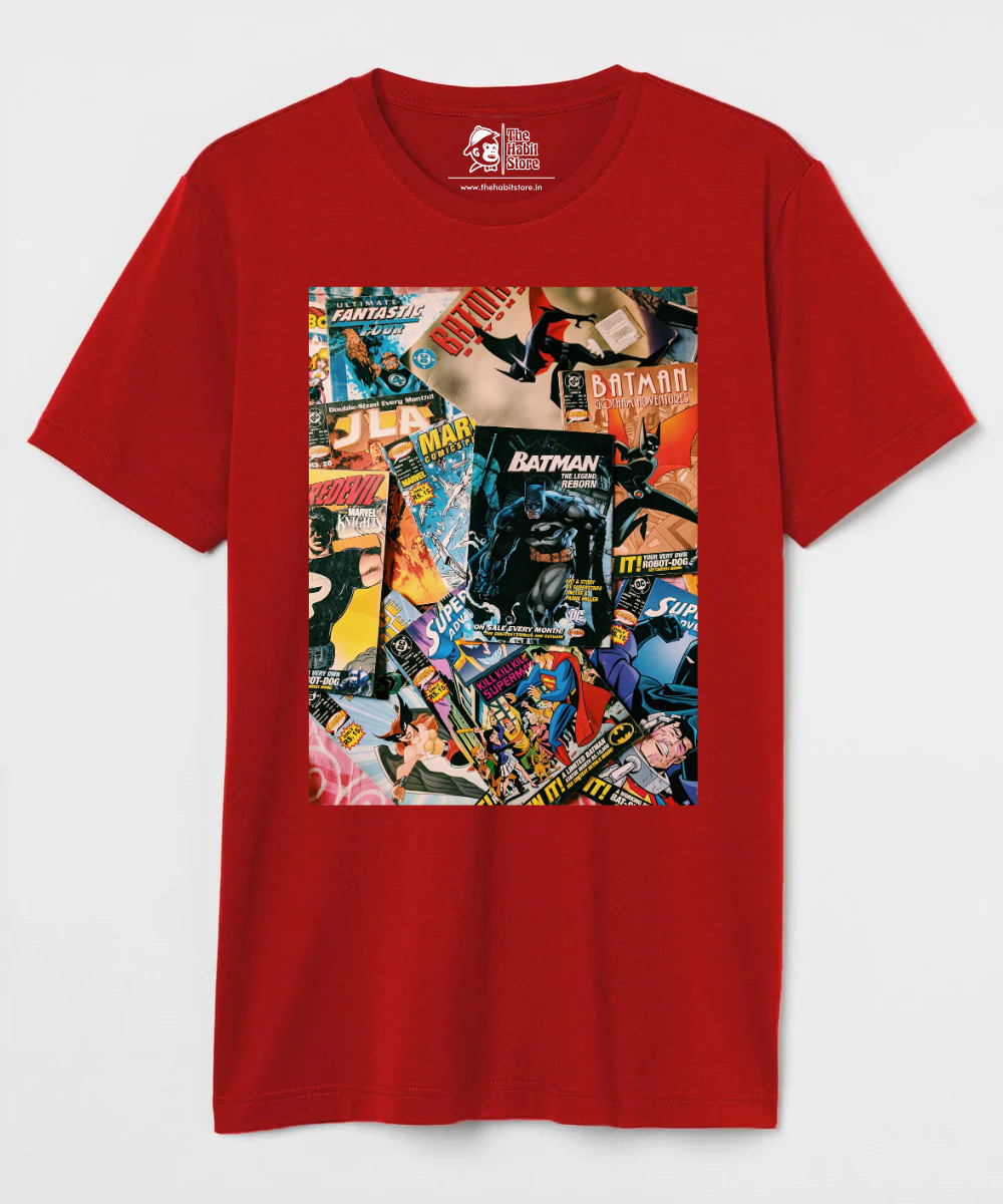 Star Comics Unisex Round Neck Half Sleeve T-shirt