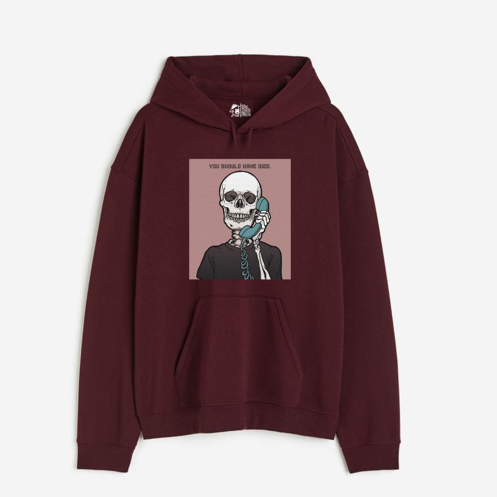 "You Should Have Died - Oversized Winter Dreams: Premium 400 GSM Hoodies"