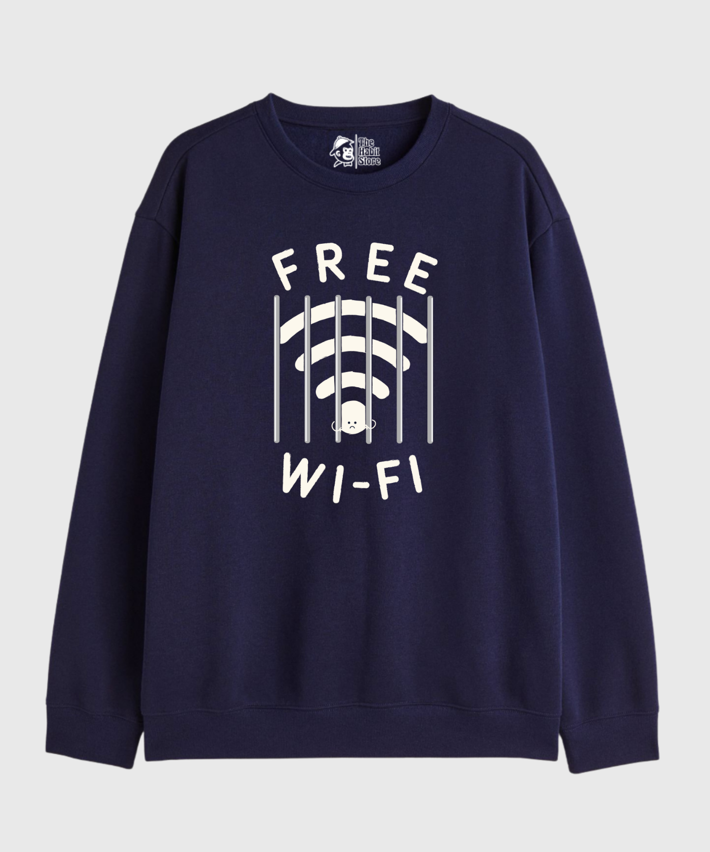 Free Wifi - Cozy Delight: Winter Bliss Unisex Oversized Sweatshirt (400 GSM)