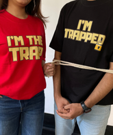 I'm Trapped / I'm The Trap – Couple Oversized Fit T-shirts (Set of 2)