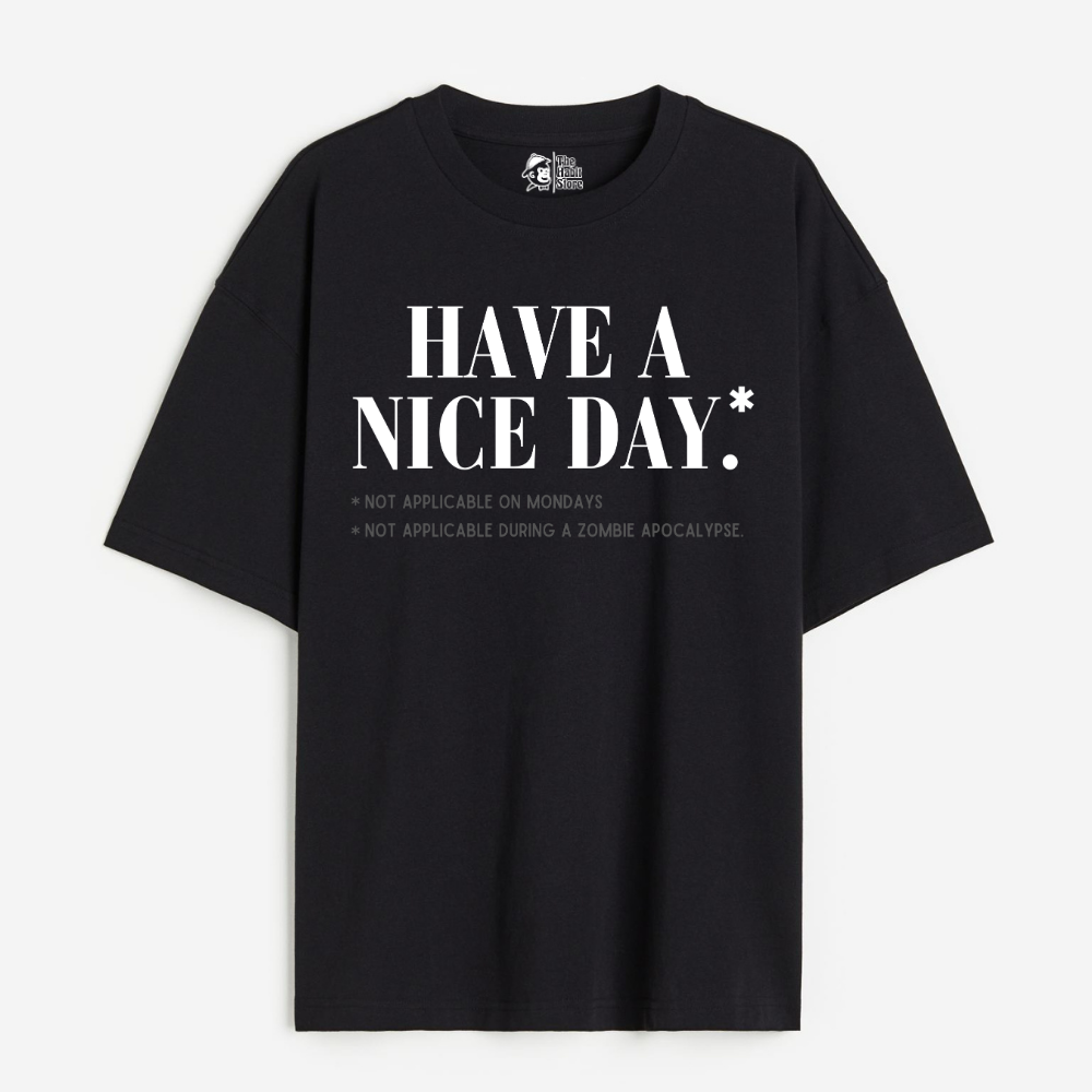 Terms & Conditions Apply Lightweight 180 GSM Unisex Oversized T-shirts