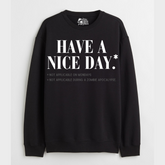 "Terms & Conditions Apply - Cozy Delight: Winter Bliss Unisex Oversized Sweatshirt (400 GSM)"