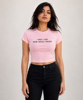 I Wish — Baby Tee Fitted Crop