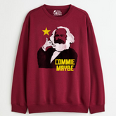 "But Here's My Number, So Commie Maybe - Cozy Delight: Winter Bliss Unisex Oversized Sweatshirt (400 GSM)"
